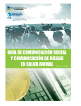 guía de comunicación social y comunicación de riesgo