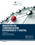 magíster en comunicación estratégica y digital