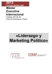 Liderazgo y Marketing Político - gestión académica uimp