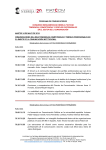 Programa de Comunicaciones - I Congreso Iberoamericano Nebrija