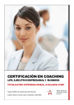 certificación en coaching