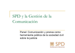 SPD y la Gestión de la Comunicación