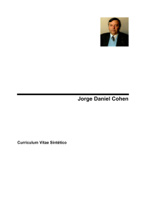 Curriculum Vitae Daniel Cohen
