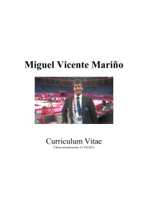 Miguel Vicente Mariño - Departamento de Sociología y Trabajo Social