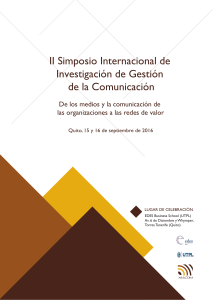 II Simposio Internacional de Investigación de Gestión de