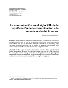 La comunicación en el siglo XXI