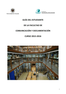 Guía - Facultad de Comunicación y Documentación