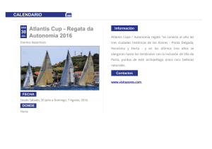 Atlantis Cup - Regata da Autonomia 2016 Atlantis Cup
