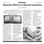 Reprueba México en libertad económica