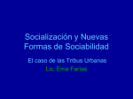 Socialización y Nuevas Formas de Sociabilidad