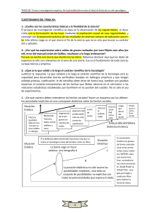 TEMA XII: Teoría e investigación empírica. De la pluralidad de