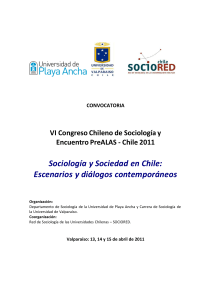 Sociología y Sociedad en Chile: Escenarios y diálogos