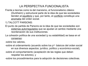 La perspectiva funcionalista