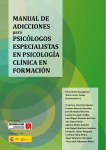 MANUAL DE ADICCIONES para PSICóLOGOS ESPECIALISTAS
