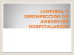 LIMPIEZA Y DESINFECCION DE AMBIENTES HOSPITALARIOS