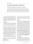 Derrame pleural paraneumónico y empiema pleural