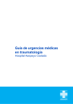 Guía de urgencias médicas en traumatología