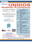 Brochure :: Unidos Binational TB Conference :: Las Cruces, NM