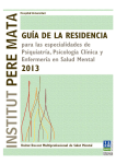 HU Institut Pere Mata. UDM Guía del Residente 2013