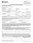 application for financial assistance