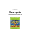 Libro. Homeopatía. Una medicina para toda la
