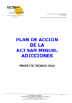 plan de acción. proyecto técnico 2014
