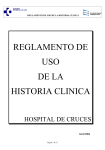 reglamento de uso de la historia clinica