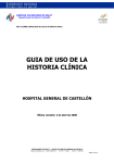 GUIA DE USO DE LA HISTORIA CLÍNICA