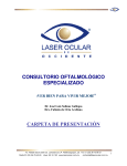 consultorio oftalmológico especializado carpeta de