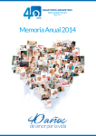 Memoria Anual 2014 - Sanatorio Argentino