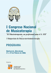 I Congreso Nacional de Musicoterapia