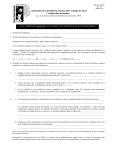 MIS Form 307 Spanish