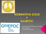 Enero 2015. Normativa GOLD y GesEPOC.