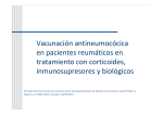 Vacunación antineumocócica en pacientes reumáticos
