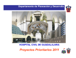 Proyectos Prioritarios 2011 - Hospital Civil de Guadalajara