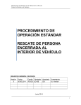 Orden del Día 076 2014 POE Personas Encerradas Interior Vehículo