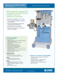 DRE máquina de anestesia RM compatible está diseñada para