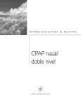 CPAP nasal/ doble nivel