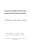 Protocolo estimulador del nervio vago Hospital General
