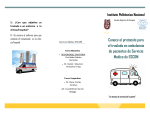 Conoce el protocolo para el traslado en ambulancia de pacientes