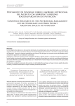 Documento de Consenso sobre el abordaje nutricional del paciente