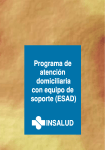Programa de Atención Domiciliaria con Equipo de Soporte (ESAD)