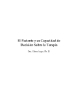 El Paciente y su Capacidad de Decisión Sobre la Terapia