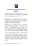 Carta Europea de los Derechos de los Pacientes