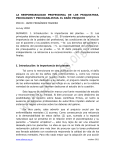 LA RESPONSABILIDAD PROFESIONAL DE LOS PSIQUIATRAS