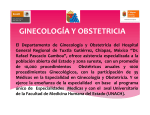 ginecología y obstetricia - Secretaría de Salud de Chiapas