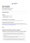 Grado en Odontología 29333 - Periodoncia II Información básica
