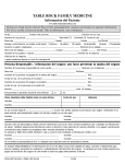 Patient Information Form - Table Rock Family Medicine