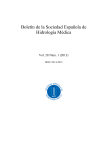 revista completa en pdf - Sociedad Española de Hidrología Médica