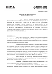 Resolución 1534/08 Instituto de Obra Médico Asistencial Provincia